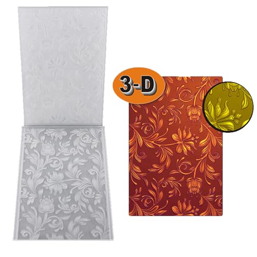 Blumen-Prägeschablone, 3D-geprägte Ordnerschablone für Kartenherstellung, Scrapbooking, Album, Papierbastelarbeiten, Hintergrunddekoration Blumen-Prägeschablone, 3D-geprägte Ordnerschablone für Kartenherstellung, Scrapbooking, Album, Papierbastelarbeiten, Hintergrunddekoration von SLXLYH