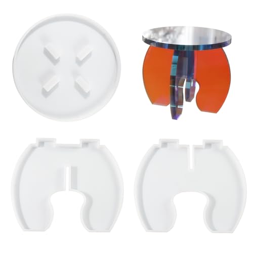 Flexible Epoxidharz-Form, schöne runde Hocker-Form, Schmuck, praktische Ornament-Silikonformen für Kunstunterricht von SLXLYH