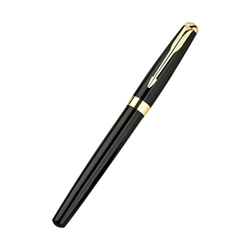 Luxuriöser Metall-Kugelschreiber, schwarz, für Büro, Schule, Schreibwaren Luxuriöser Metall-Kugelschreiber, schwarz, für Büro, Schule, Schreibwaren von SLXLYH