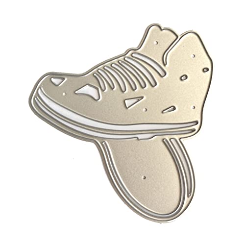 Metall-Stanzformen für Skateboard-Schuhe, Prägeschablone für Kartenherstellung, Scrapbooking, Papierbastelvorlage von SLXLYH