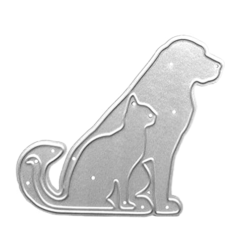 Metall-Stanzformen in Hundeform, Stanzschablonen zum Prägen von Papier, Leder, Scrapbooking, Kartenherstellung von SLXLYH