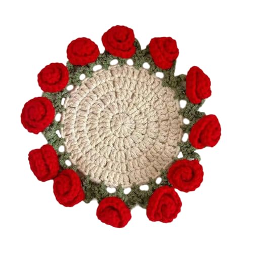 SLXLYH Blumenuntersetzer, Häkelset, Häkeluntersetzer, Untersetzer, Häkel-Starter-Kits, kreative Heimdekoration SLXLYH Blumenuntersetzer, Häkelset, Häkeluntersetzer, Untersetzer, Häkel-Starter-Kits, kreative Heimdekoration von SLXLYH