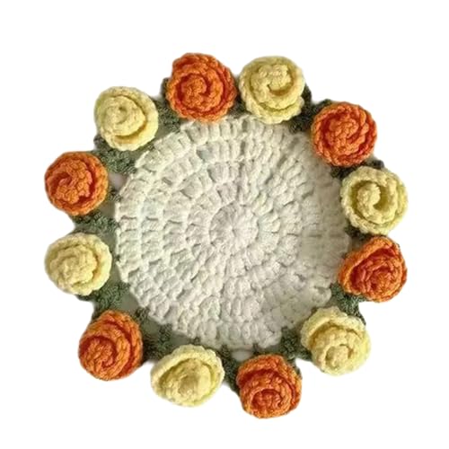 SLXLYH Blumenuntersetzer, Häkelset, Häkeluntersetzer, Untersetzer, Häkel-Starter-Kits, kreative Heimdekoration SLXLYH Blumenuntersetzer, Häkelset, Häkeluntersetzer, Untersetzer, Häkel-Starter-Kits, kreative Heimdekoration von SLXLYH