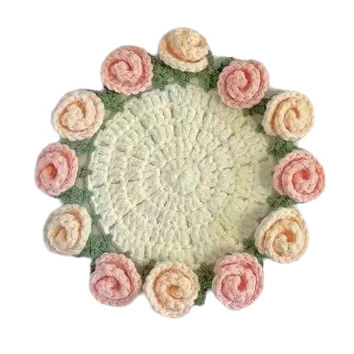 SLXLYH Blumenuntersetzer, Häkelset, Häkeluntersetzer, Untersetzer, Häkel-Starter-Kits, kreative Heimdekoration SLXLYH Blumenuntersetzer, Häkelset, Häkeluntersetzer, Untersetzer, Häkel-Starter-Kits, kreative Heimdekoration von SLXLYH