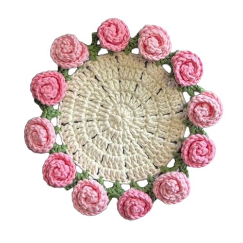SLXLYH Blumenuntersetzer, Häkelset, Häkeluntersetzer, Untersetzer, Häkel-Starter-Kits, kreative Heimdekoration SLXLYH Blumenuntersetzer, Häkelset, Häkeluntersetzer, Untersetzer, Häkel-Starter-Kits, kreative Heimdekoration von SLXLYH