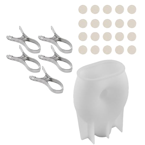 SLXLYH Blumenvasen-Form, flexible Silikonform für Pflanzgefäß, handgefertigte Heimdekoration, für Esstisch, Blumentopf-Formwerkzeug (S) von SLXLYH