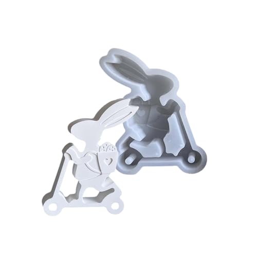 SLXLYH Flexible Silikonform für Kaninchen, Dekoration, Gipsform, Schmuckherstellung, 871 Stück von SLXLYH