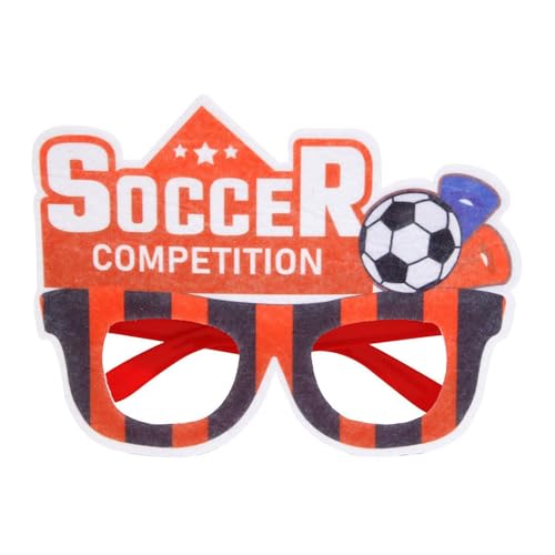 SLXLYH Fußballbrillenrahmen, europäische Fußballbrille, leicht, bequem, Fußballbrille für Erwachsene, Teenager, Sport, Party SLXLYH Fußballbrillenrahmen, europäische Fußballbrille, leicht, bequem, Fußballbrille für Erwachsene, Teenager, Sport, Party von SLXLYH