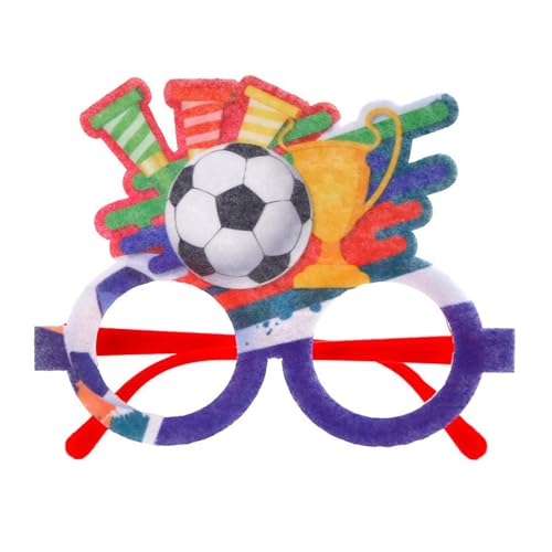 SLXLYH Fußballbrillenrahmen, europäische Fußballbrille, leicht, bequem, Fußballbrille für Erwachsene, Teenager, Sport, Party SLXLYH Fußballbrillenrahmen, europäische Fußballbrille, leicht, bequem, Fußballbrille für Erwachsene, Teenager, Sport, Party von SLXLYH