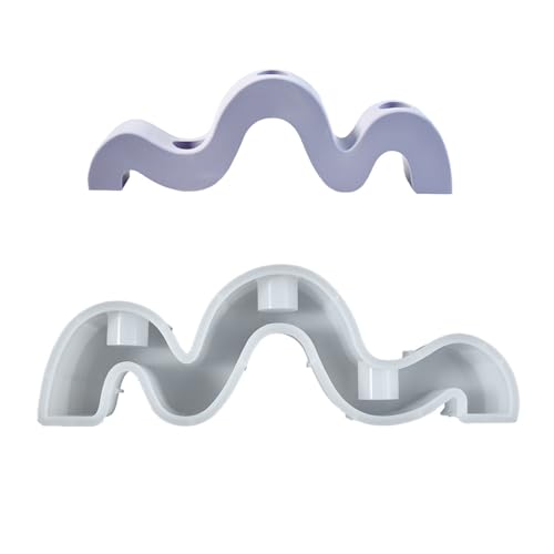 SLXLYH Geometrische gebogene Kerzenhalter-Form, benutzerfreundlich, Silikon, geometrisch, gebogene Form für geometrische Kerzenhalter SLXLYH Geometrische gebogene Kerzenhalter-Form, benutzerfreundlich, Silikon, geometrisch, gebogene Form für geometrische Kerzenhalter von SLXLYH