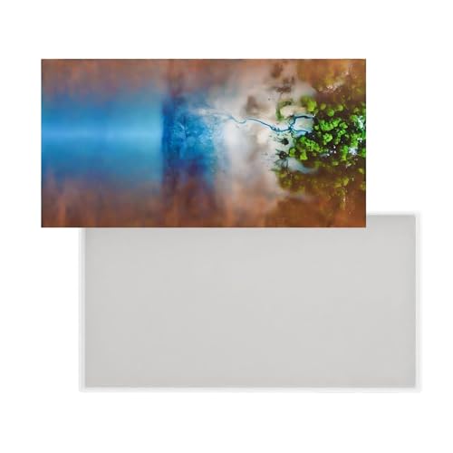 SLXLYH Große rechteckige Silikonform, Bastelformen, Silikonstruktur für Epoxidharz, Flusstische und Bastelprojekte von SLXLYH