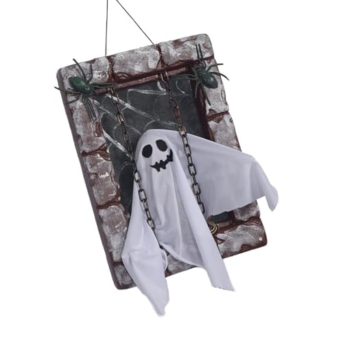 SLXLYH Horror-Thema, animierter geisterhafter Grabstein mit roten leuchtenden Augen, erschreckender Stimme-Effekt für Veranda, Garten, Displays SLXLYH Horror-Thema, animierter geisterhafter Grabstein mit roten leuchtenden Augen, erschreckender Stimme-Effekt für Veranda, Garten, Displays von SLXLYH