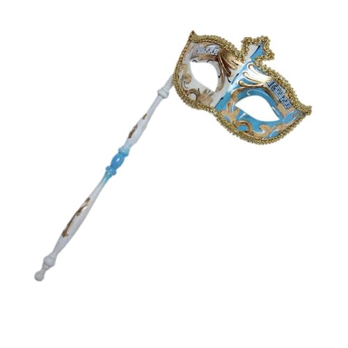 SLXLYH Karnevalsmaskerade mit Stab, Venezianer, Retro-Musiknote, Karneval, Halloween-Kostüm SLXLYH Karnevalsmaskerade mit Stab, Venezianer, Retro-Musiknote, Karneval, Halloween-Kostüm von SLXLYH