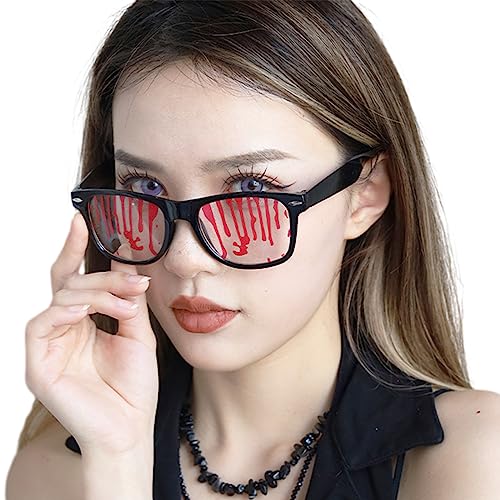 SLXLYH Lustige Halloween-Brille, Party-Cosplay-Brille, Dekoration, Zubehör, dekorative Brille, Rahmen, Kostüm-Brillen von SLXLYH