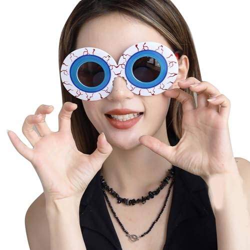 SLXLYH Lustige Halloween-Brille, Party-Cosplay-Brille, Dekoration, Zubehör, dekorative Brille, Rahmen, Kostüm-Brillen SLXLYH Lustige Halloween-Brille, Party-Cosplay-Brille, Dekoration, Zubehör, dekorative Brille, Rahmen, Kostüm-Brillen von SLXLYH