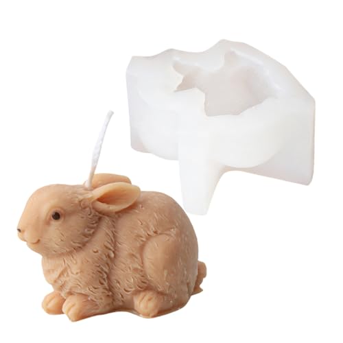 SLXLYH Mehrzweck-3D-Kerzenform mit Karotten-Kaninchen, flexible Silikon-Kerzenform für kreative Bastelbedarf und einzigartige Geschenke SLXLYH Mehrzweck-3D-Kerzenform mit Karotten-Kaninchen, flexible Silikon-Kerzenform für kreative Bastelbedarf und einzigartige Geschenke von SLXLYH