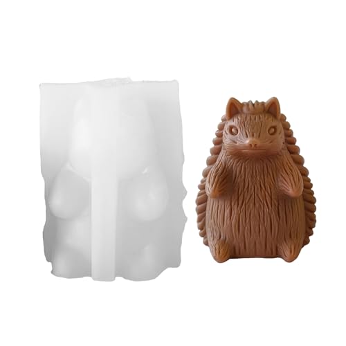 SLXLYH Modische Igelform für Kerzenhalter, stabile Silikonform für Harz und Kunsthandwerk Zubehör Heimdekoration Form von SLXLYH
