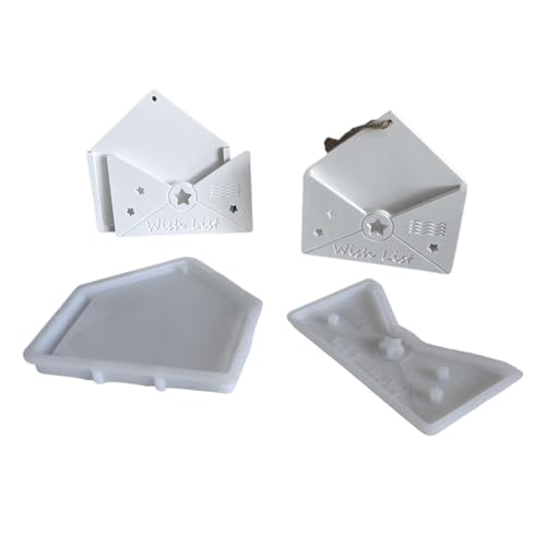 SLXLYH Modischer Umschlag, stabiles Silikon-Schlüsselanhänger-Set, Bastelbedarf, Epoxidharz, Buchstaben-Anhänger zum Personalisieren von Schmuck SLXLYH Modischer Umschlag, stabiles Silikon-Schlüsselanhänger-Set, Bastelbedarf, Epoxidharz, Buchstaben-Anhänger zum Personalisieren von Schmuck von SLXLYH