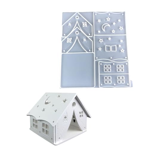 SLXLYH Modisches Zelt, stabiles Silikon-Schlüsselanhänger-Set, Bastelbedarf, Epoxidharz, Buchstaben-Anhänger zum Personalisieren von Schmuck von SLXLYH