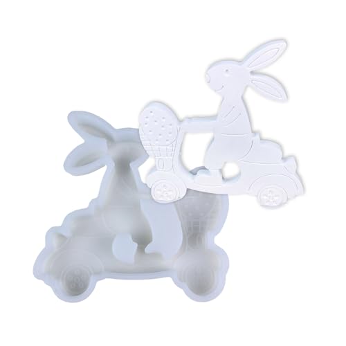 SLXLYH Praktische stabile Silikonform, Zubehör für Kaninchen, Kerzenhalter, tragbar, für handgefertigte Geschenke und Akzente für Zuhause (X0443) von SLXLYH