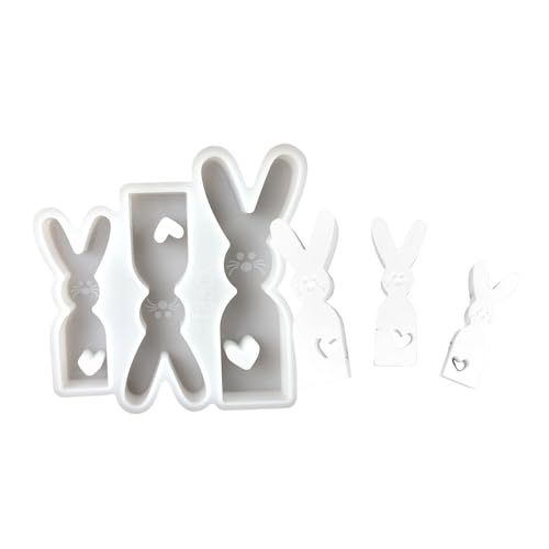 SLXLYH Praktische stabile Silikonform Zubehör für Kaninchen, Kerzenhalter, tragbar für handgefertigte Geschenke und Heimakzent von SLXLYH