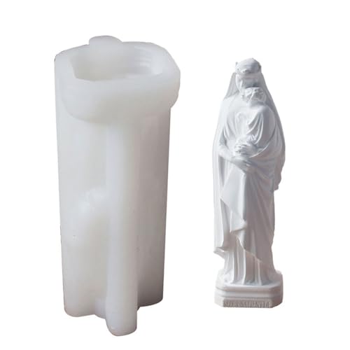 SLXLYH Religiöse Silikonform für Dame mit Baby, Gießform, Ornament, Bastelbedarf für Heimdekoration (B) von SLXLYH