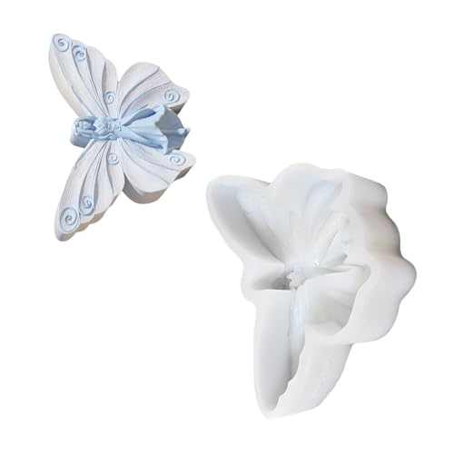 SLXLYH Silikon-Formen mit Schmetterlingen, Feen, Ornamenten, Gips, handgefertigte Gießformen, Epoxidharz-Formen von SLXLYH