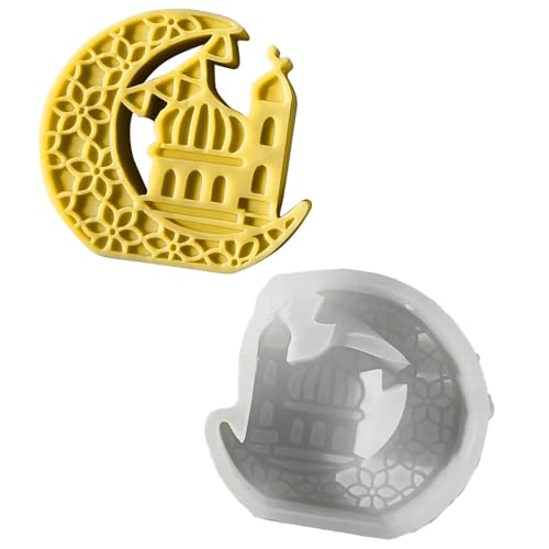 SLXLYH Silikonform aus Kunstharz, Bastelform, Eid-Serie, Epoxidharz, Mondform zum Basteln von Anhängern und Schmuck (5209) von SLXLYH