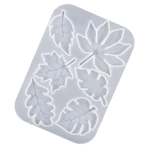 SLXLYH Silikonform für Anhänger, Ohrringe, Blattform, Schmuckformen, Silikon-Textur, Geschenk für Schmuckbegeisterte SLXLYH Silikonform für Anhänger, Ohrringe, Blattform, Schmuckformen, Silikon-Textur, Geschenk für Schmuckbegeisterte von SLXLYH