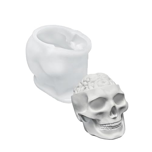 SLXLYH Silikonform mit Halloween-Thema, für einzigartige, handgefertigte Epoxidharz, Hochzeitsdekoration, Form (Skelett) von SLXLYH
