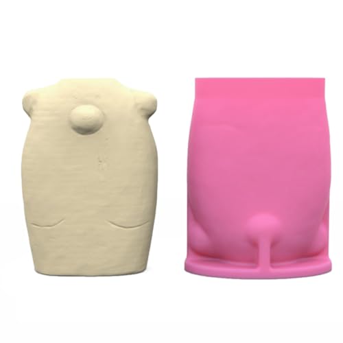 SLXLYH Silikonformen für Sukkulenten, Gießformen, Stifthalter, Zement-Formen, Blumenvase (C679) von SLXLYH