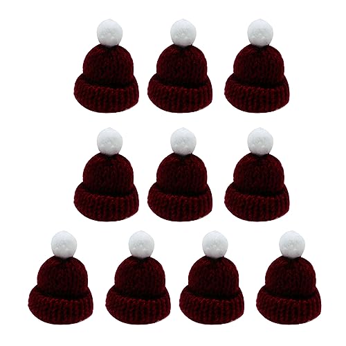 SLXLYH Sortiment von 10 Strickmützen, Bekleidungszubehör und Weihnachtsschmuck, Party-Dekozubehör SLXLYH Sortiment von 10 Strickmützen, Bekleidungszubehör und Weihnachtsschmuck, Party-Dekozubehör von SLXLYH