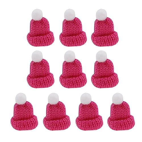 SLXLYH Sortiment von 10 Strickmützen, Bekleidungszubehör und Weihnachtsschmuck, Party-Dekozubehör von SLXLYH