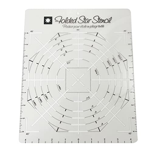 Schablone mit gefaltetem Stern, Nähanleitung, Patchwork-Führungsblock für sechseckige, achteckige Polygon-Kissen Schablone mit gefaltetem Stern, Nähanleitung, Patchwork-Führungsblock für sechseckige, achteckige Polygon-Kissen von SLXLYH