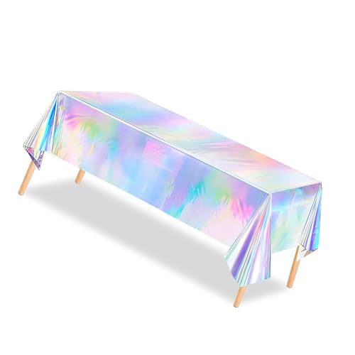 Shinys Design Einweg-Tischdecken, wasserdicht, Feste, Feiern, Zubehör, 1 Stück Shinys Design Einweg-Tischdecken, wasserdicht, Feste, Feiern, Zubehör, 1 Stück von SLXLYH