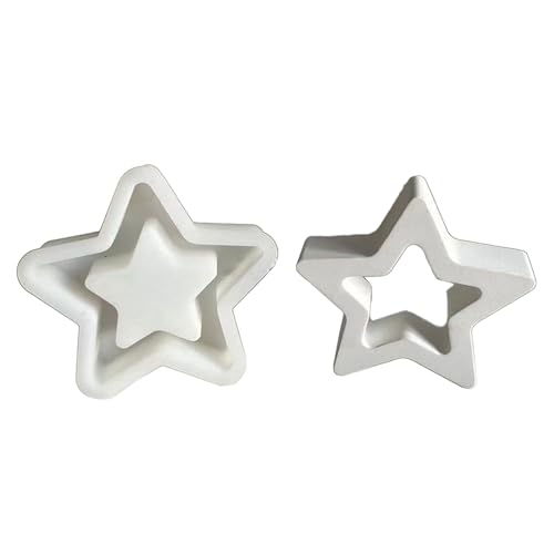 Silikonform aus Kunstharz, fünfzackig, für Kunst, Handwerk, Gips, Ornament, Heimdekoration, Epoxidharz-Gussform Silikonform aus Kunstharz, fünfzackig, für Kunst, Handwerk, Gips, Ornament, Heimdekoration, Epoxidharz-Gussform von SLXLYH