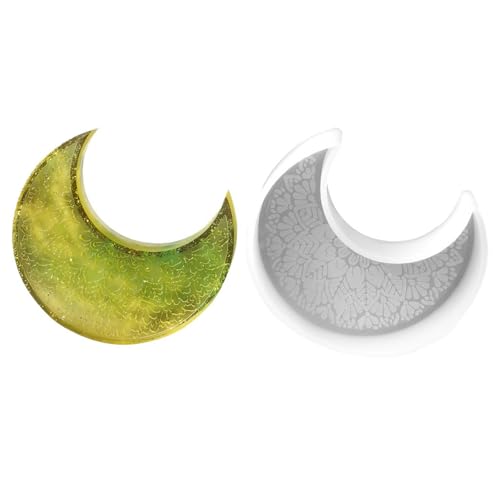 Silikonformen in Mond-/Sternform für handgefertigte Seifenherstellung, Heimdekoration, Epoxidharz-Silikonformen von SLXLYH