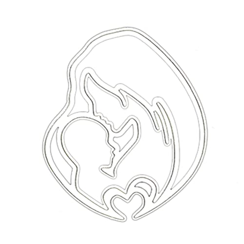 Stanzformen für die Kartenherstellung, Mutter, Metall-Stanzformen, Prägeschablone für Alben, Papierkarten, Kunsthandwerk von SLXLYH