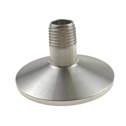 SLXWSXZE 1.5" Tri Clamp to 1/4" Male NPT Threaded Adapter SS304 Stainless Steel SLXWSXZE 1.5" Tri Clamp to 1/4" Male NPT Threaded Adapter SS304 Stainless Steel von SLXWSXZE