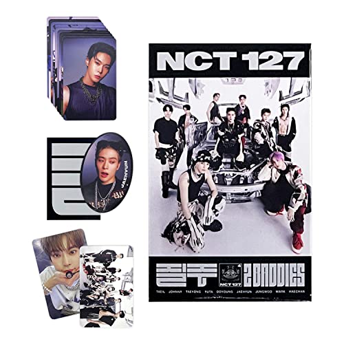 NCT127 – 4. Album [2 Bäder] (Smart Album – SMC Ver.) Bild Karte + Music Card + Sticker + Folding Paper + Photo Card + 2 Pin Button Buttons + 4 extra Fotokarten von SM Ent.