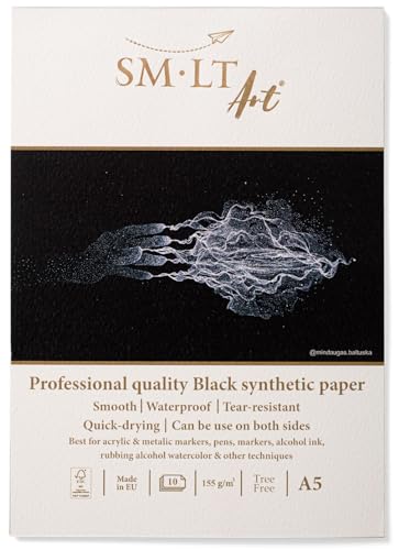 SM-LT Beaux-Arts Block Yupo schwarz, A5, 10 Blatt, 155 g/m² SM-LT Beaux-Arts Block Yupo schwarz, A5, 10 Blatt, 155 g/m² von SM.LT