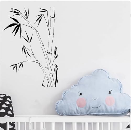 Wandaufkleber Bambus Aufkleber Zimmer Wanddekoration Home Decoration, schwarz, 58cm x 83cm selbstklebend abnehmbare moderne Vinyl Poster Aufkleber Wandaufkleber Bambus Aufkleber Zimmer Wanddekoration Home Decoration, schwarz, 58cm x 83cm selbstklebend abnehmbare moderne Vinyl Poster Aufkleber von SMALLSNOT
