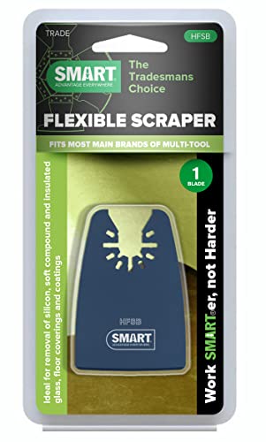SMART Trade Flexible Schaber-Klinge - Vielseitiges Multi-Tool-Zubehör zum Entfernen von Farbe, Klebstoffen & Dichtungsmitteln von SMART