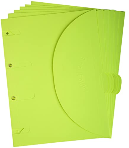 Djois, 121302 - Perforierte Smartfolder, A4, Gelb, 100 Stück, Ordner, Trennblatt, Dokumentenhalter, Umweltfreundlich, 100% Recycelt, FSC® Zertifiziert, Einfache Handhabung, Büro, Zuhause, Schule von Djois
