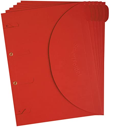 Smartfolder Rot – Packung mit 100 Aufbewahrungstaschen – Format A4 von SMARTFOLDER