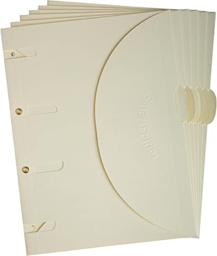 Smartfolder Naturfarben – Packung mit 6 Aufbewahrungstaschen – Format A4 von SMARTFOLDER