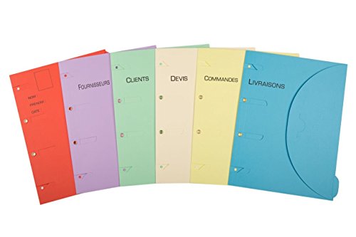 Smartfolder Set mit 6 professionellen Themen – Aufbewahrungstasche – Format A4 von SMARTFOLDER