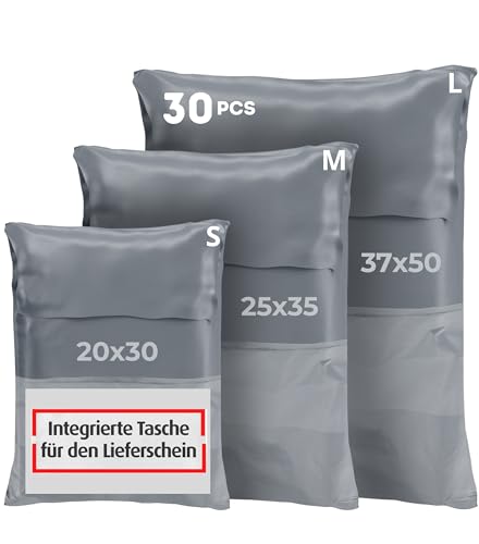 Hochwertige Versandtaschen Packung mit 30 Versandtüten für Vinted und andere - Blickdicht, Selbstklebend, Wasserdicht, Ideal Kleidung und Dokumente, Versandtaschen, Plastik Versandbeutel textilien Hochwertige Versandtaschen Packung mit 30 Versandtüten für Vinted und andere - Blickdicht, Selbstklebend, Wasserdicht, Ideal Kleidung und Dokumente, Versandtaschen, Plastik Versandbeutel textilien von SMARTYnas