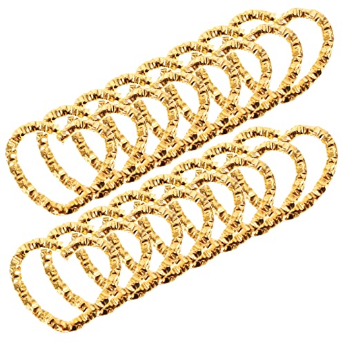 SMASOLO 100 Stück Goldene Herz Spaltringe Offene Jump Ringe für Schmuckherstellung DIY Anhängerschlaufen Herz Charms für Armbänder Schlüsselanhänger Basteln und Kreative Accessoires von SMASOLO