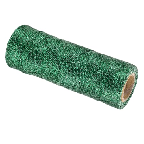 SMASOLO 2 Stück Bastelschnur: 100 M Seil Zum Verpacken Von Geschenken, DIY-Dekorationen Und Zur Schmuckherstellung – 1 Mm Und Grüne Schnur Zum Basteln SMASOLO 2 Stück Bastelschnur: 100 M Seil Zum Verpacken Von Geschenken, DIY-Dekorationen Und Zur Schmuckherstellung – 1 Mm Und Grüne Schnur Zum Basteln von SMASOLO